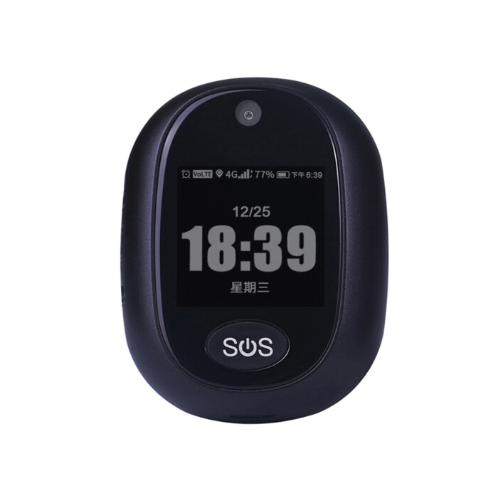 4G GPS Tracking Pendant with SOS Button and Fall Detection for Senior