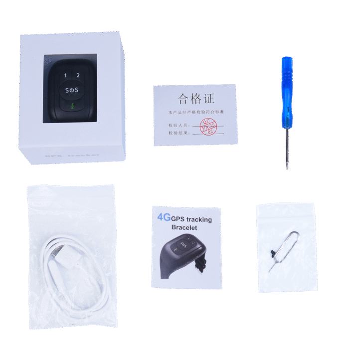 4G LTE Elderly SOS Personal GPS tracker Bracelet Fall Detector with Health Monitoring Hear Rate & Blood Pressure, Temperature for Seniors, Alzheimer's - Image 6