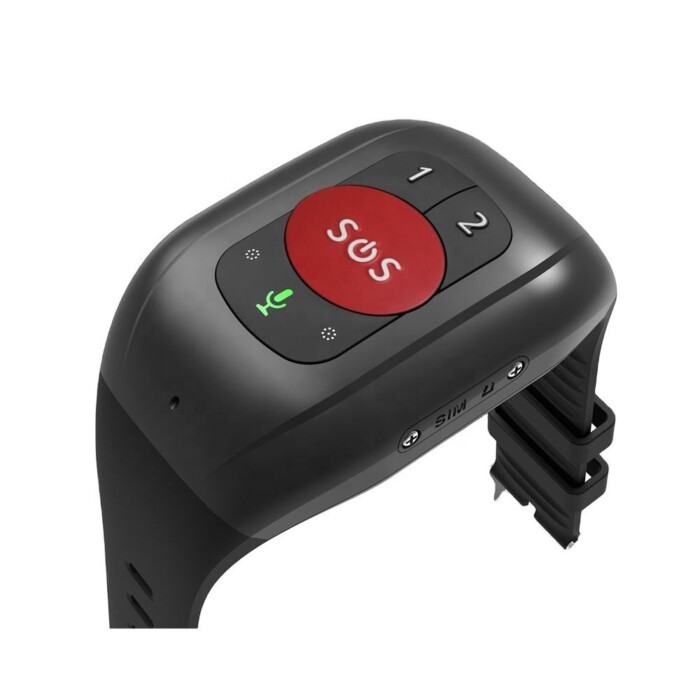 4G LTE Elderly SOS Personal GPS tracker Bracelet Fall Detector with Health Monitoring Hear Rate & Blood Pressure, Temperature for Seniors, Alzheimer's - Image 3