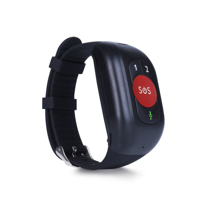 4G LTE Elderly SOS Personal GPS tracker Bracelet Fall Detector with Health Monitoring Hear Rate & Blood Pressure, Temperature for Seniors, Alzheimer's
