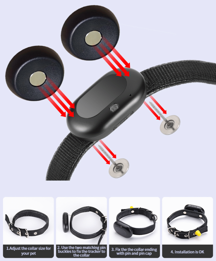 Anti Lost 4G Wireless Mini IP67 Waterproof Location Collar 4G Pet Tracker GPS for Dog Cat Animal - Image 5
